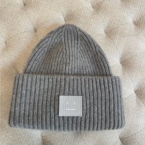 Acne Studios Grey Beanie